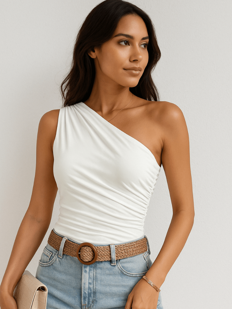 Blusa-Feminina-Guila-Um-Ombro-Pregueada-Branco-loline-03