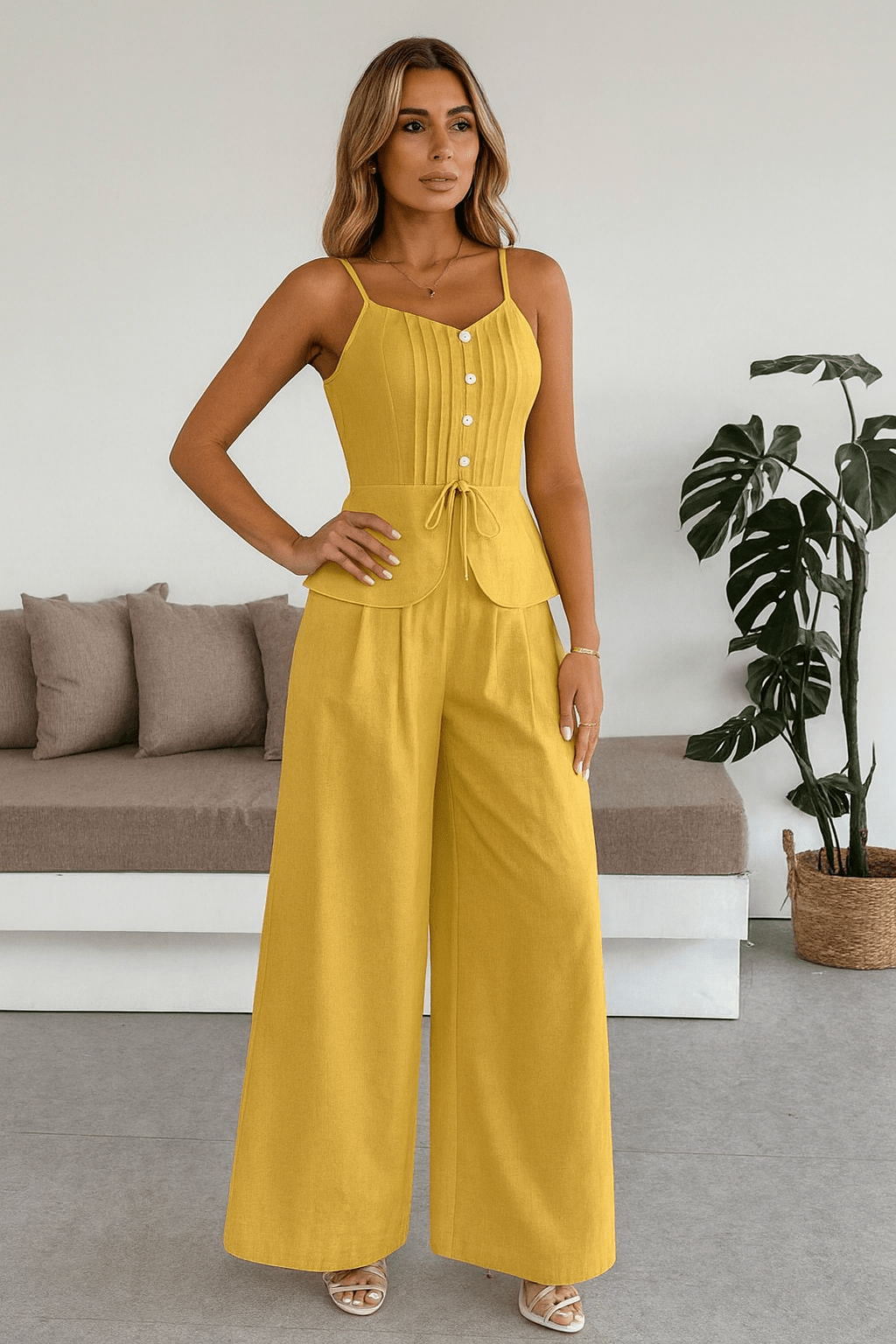 Conjunto-Renata-Calça-pantalona-e-Blusa-Amarelo-Manteiga-Loline-012