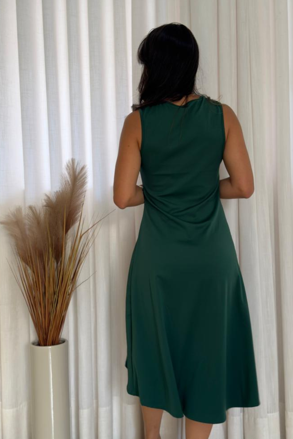 Vestido Verde Midi Eduarda