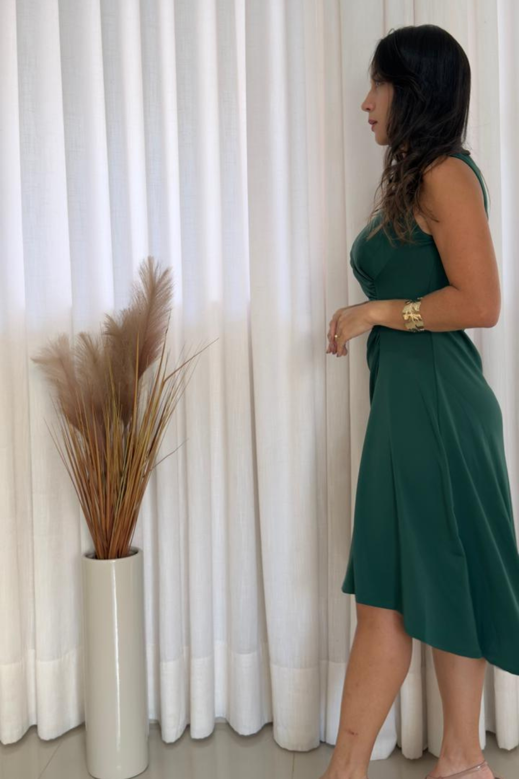 Vestido Verde Midi Eduarda