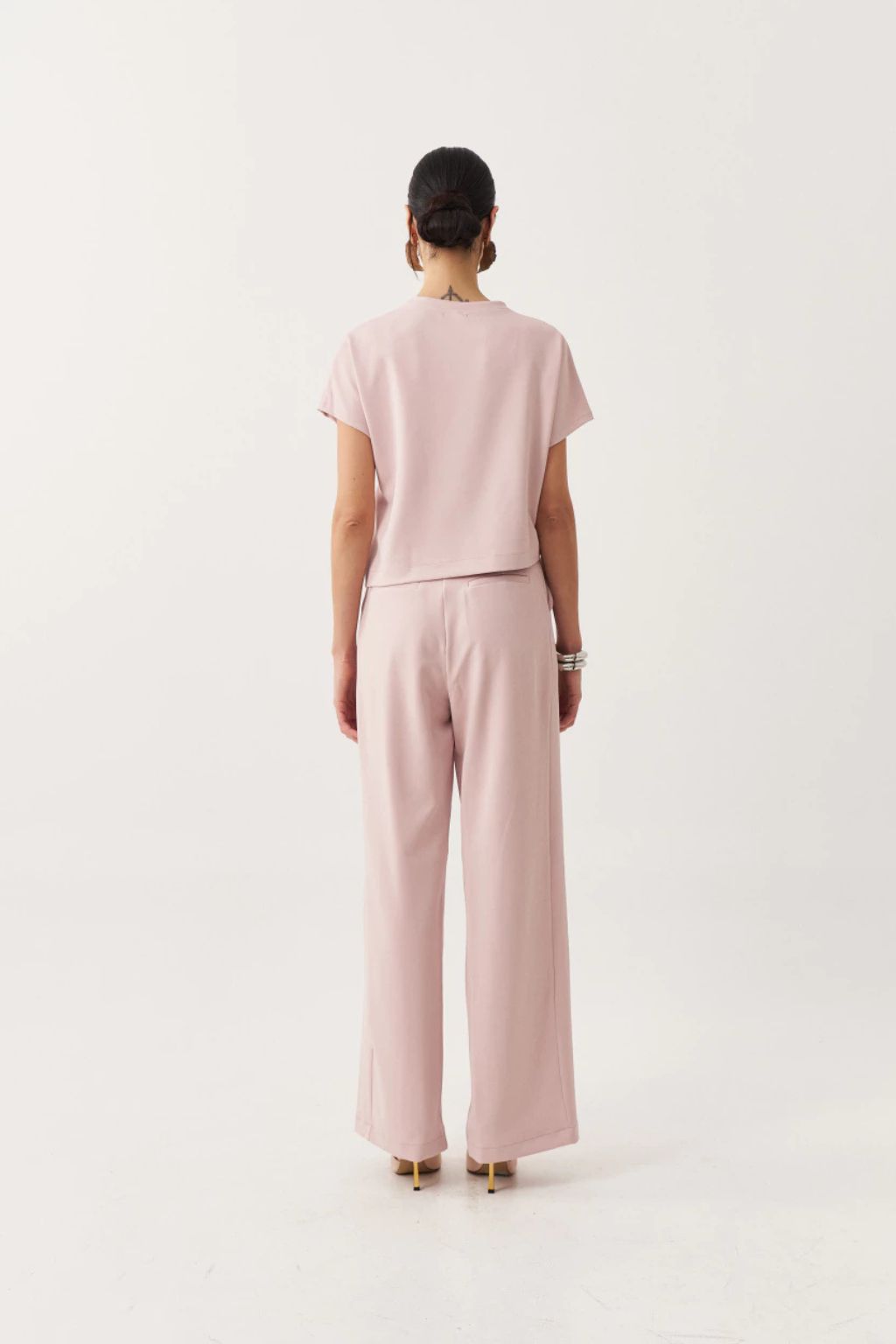 Blusa Ferrara em Malha Sarjada e Manga Japonesa