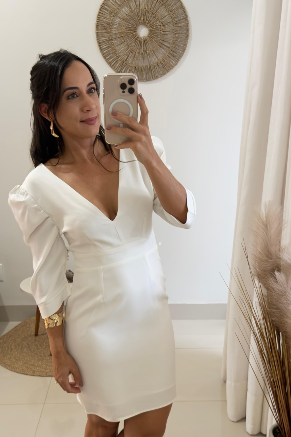 Vestido Branco Curto Antonella