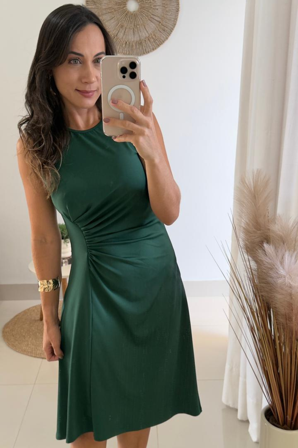 Vestido Verde Midi Eduarda