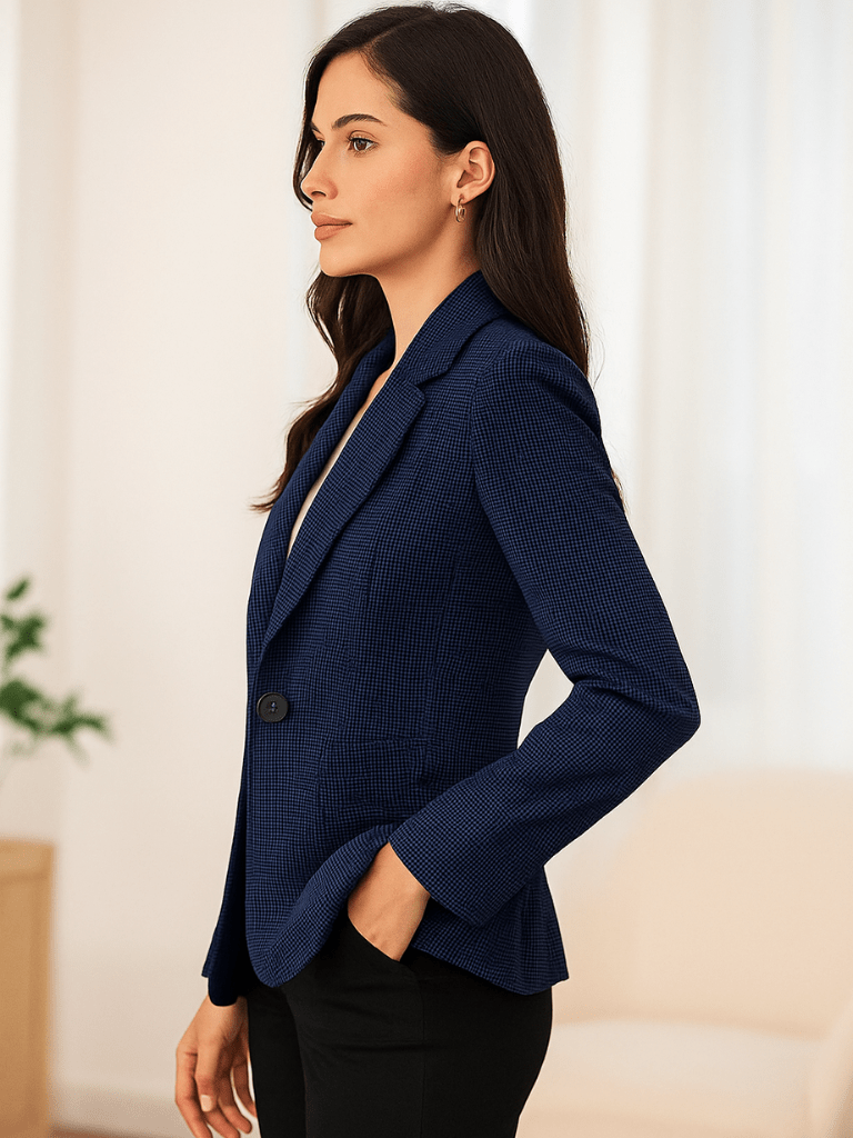Blazer-Feminino-Elegante-Retrô-Gola-Longa-e-Manga-Longa-Azul-Marinho-loline-02
