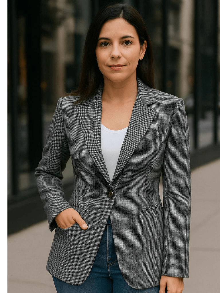 Blazer-Feminino-Elegante-Retrô-Gola-Longa-e-Manga-Longa-Cinza-loline-01