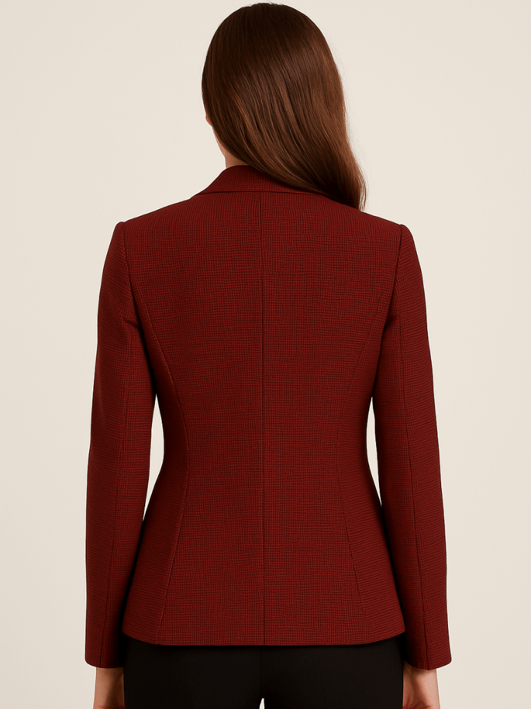 Blazer-Feminino-Elegante-Retrô-Gola-Longa-e-Manga-Longa-Vermelho-loline-03