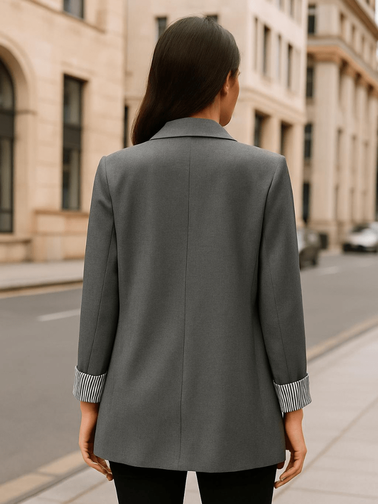 Blazer-Feminino-Elegante-de-Dupla-Fileira-Chumbo-loline-02