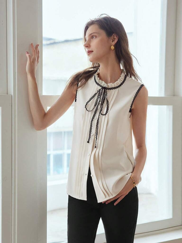 Blusa-Feminina-Plissada-com-Lacos-Gola-Alta-Genova-Loline-03