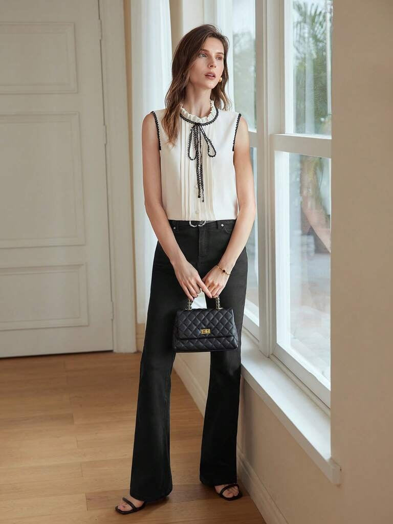 Blusa-Feminina-Plissada-com-Lacos-Gola-Alta-Genova-Loline-04