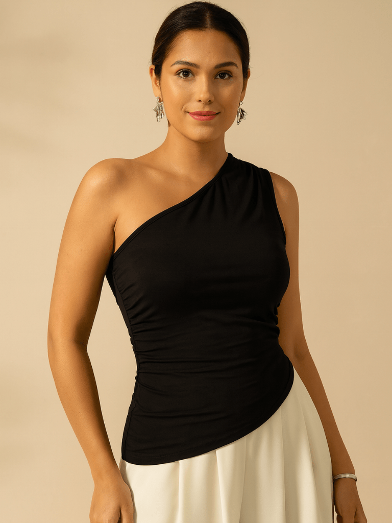 Blusa-Feminina-Preta-Assimetrica-de-Decote-Rebecca-loline-0277