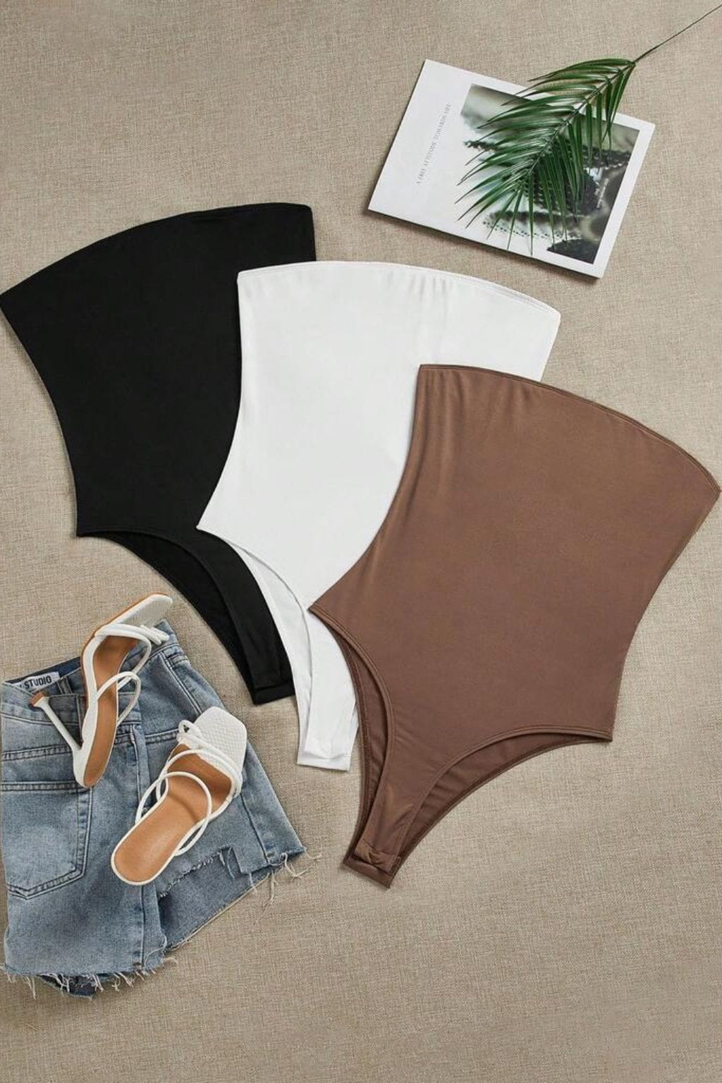 Body-Feminino-Padova-3-Peças-Sem-Alças-Branco-Preto-e-Marrom-LOLINE-05