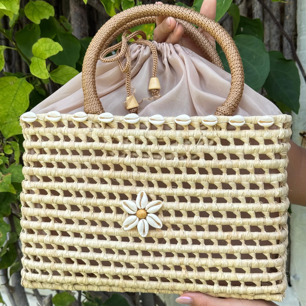 Bolsa-de-Palha-Cesto-Grande-Búzios-Gloriosa-Alça-de-Mão-LOLINE-012