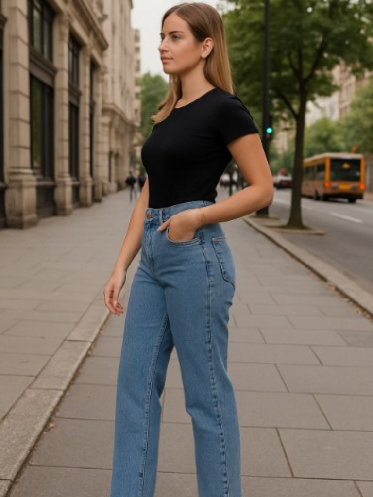 Calca-Jeans-Feminina-Cintura-Alta-Lavagem-Clara-loline-03