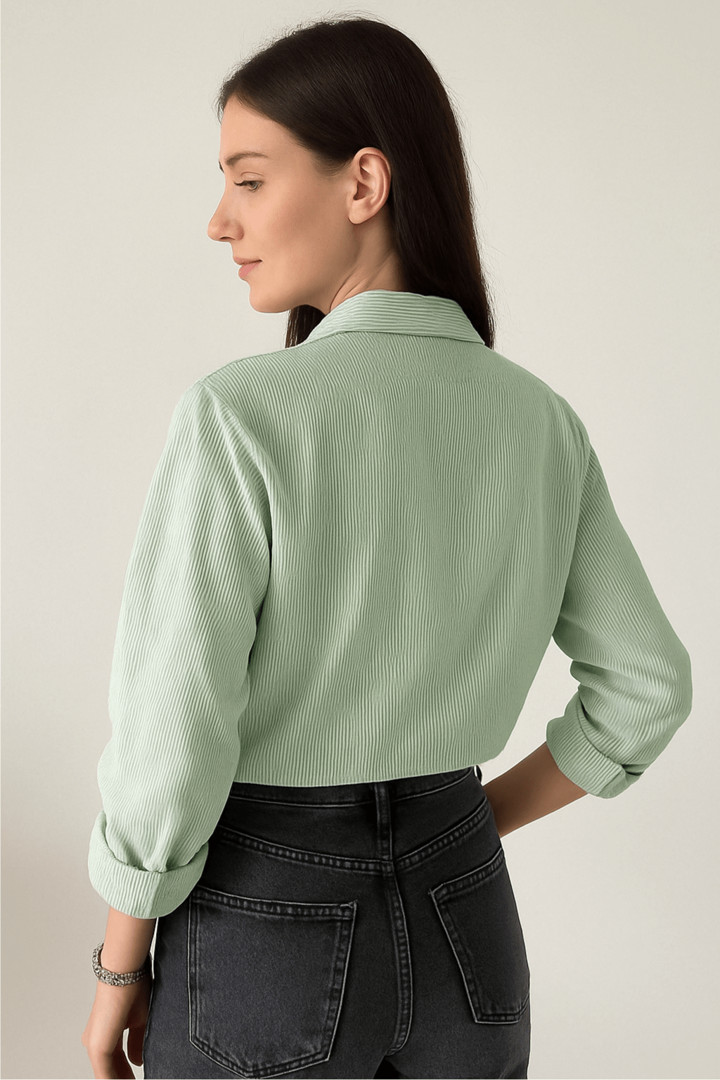 Camisa-Feminina-Listrada-Verde-Manga-Longa-LOLINE-012