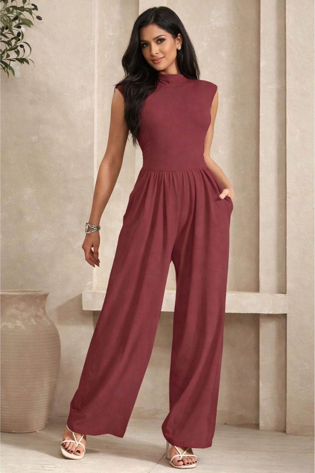 Macacao-Feminino-Karol-Acinturado-Liso-Longo-Vinho-LOLINE-03