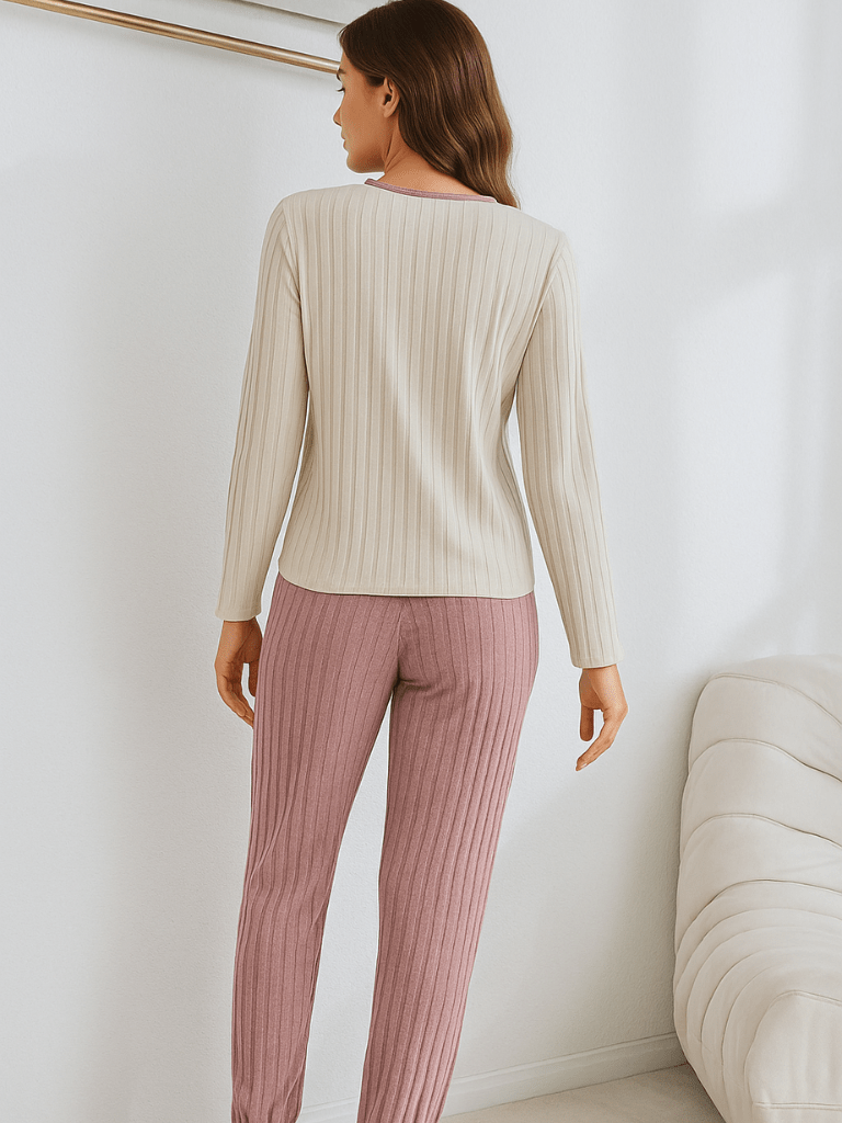 Pijama-Feminino-Conjunto-Manga-Comprida-Rosa-Empoeirado-loline-03