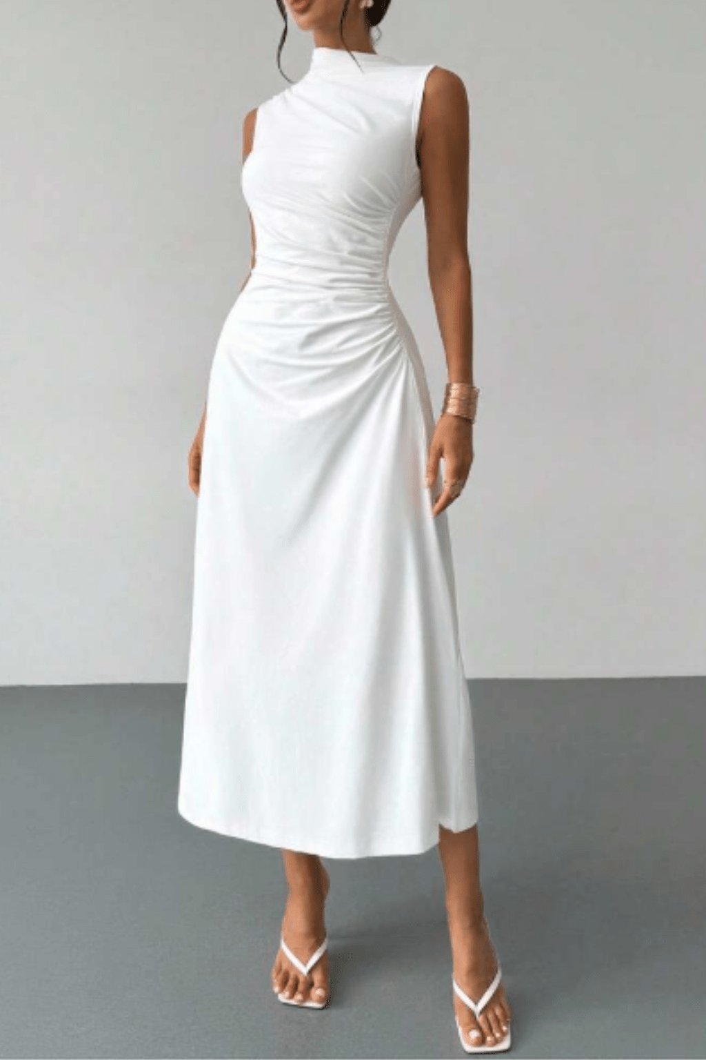 Vestido-Branco-Celine-Longo-Plissado-Assimétrico-LOLINE-03