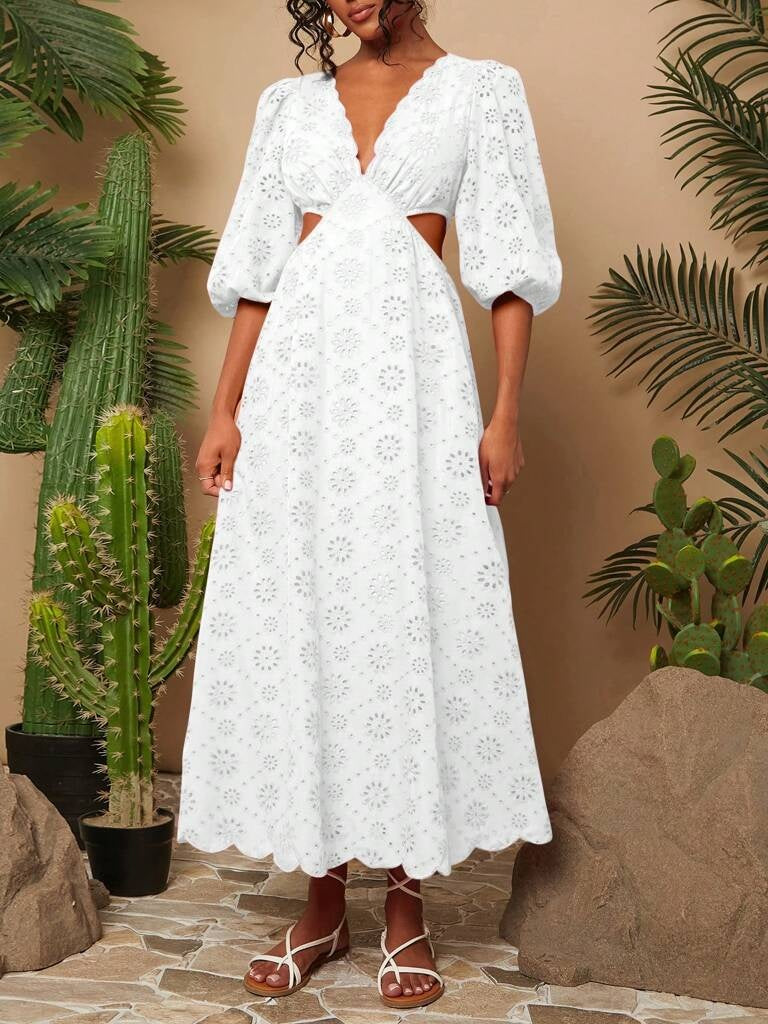 Vestido-Branco-Longo-Decote-em-V-Guiana-Loline-05