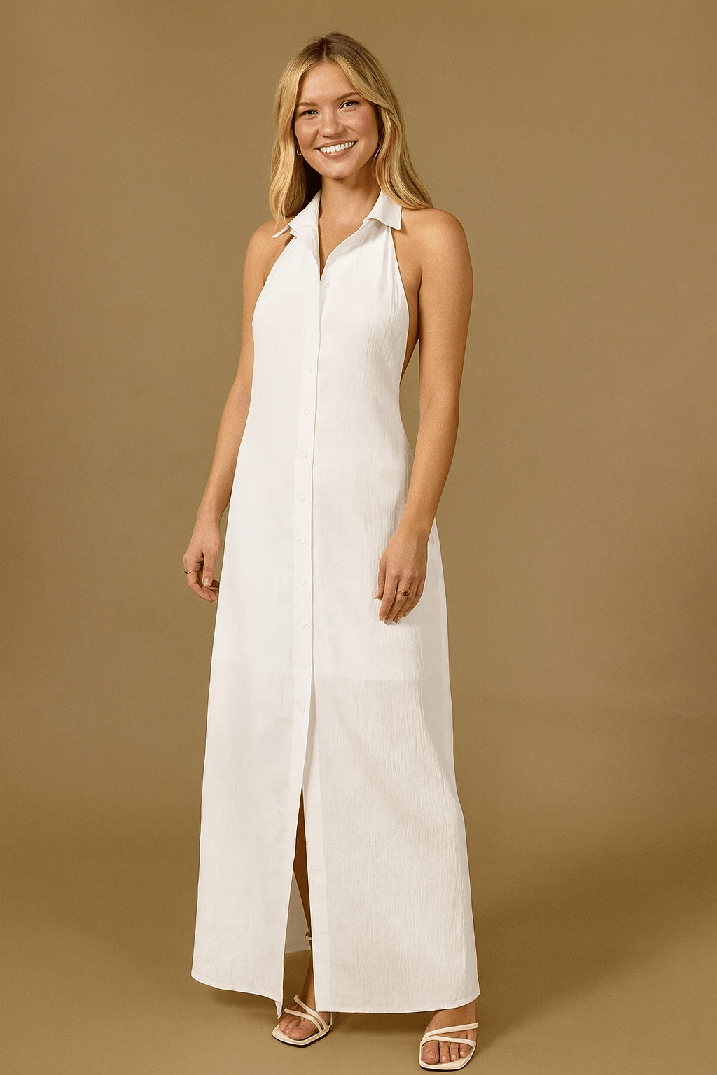 Vestido-Longo-Decote-Frente-Única-Branco-LOLINE-0166