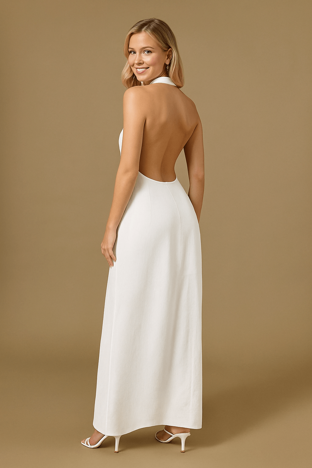 Vestido-Longo-Decote-Frente-Única-Branco-LOLINE-0188
