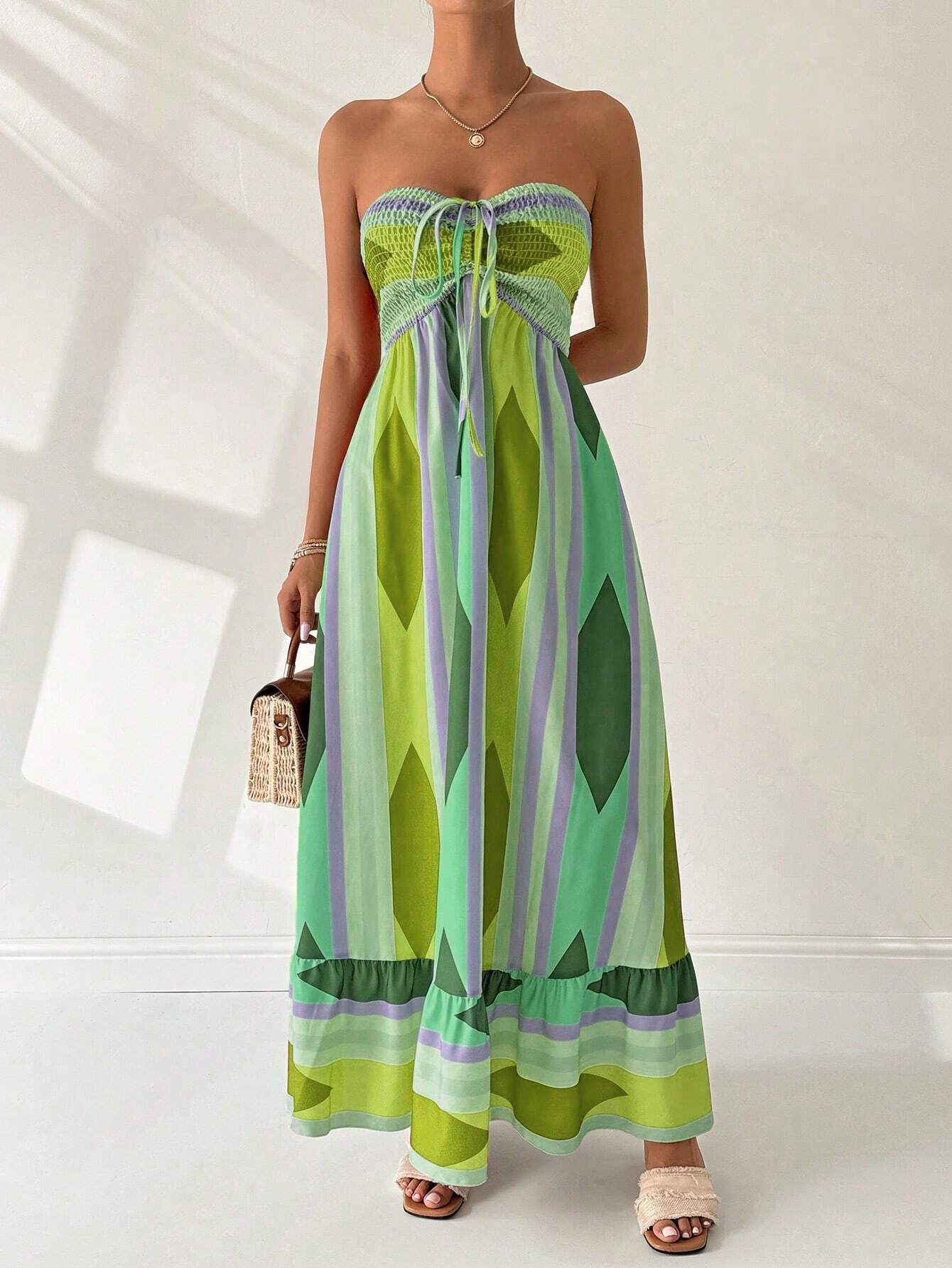 Vestido-Longo-Estampa-Geometrica-Verde-Loline-02