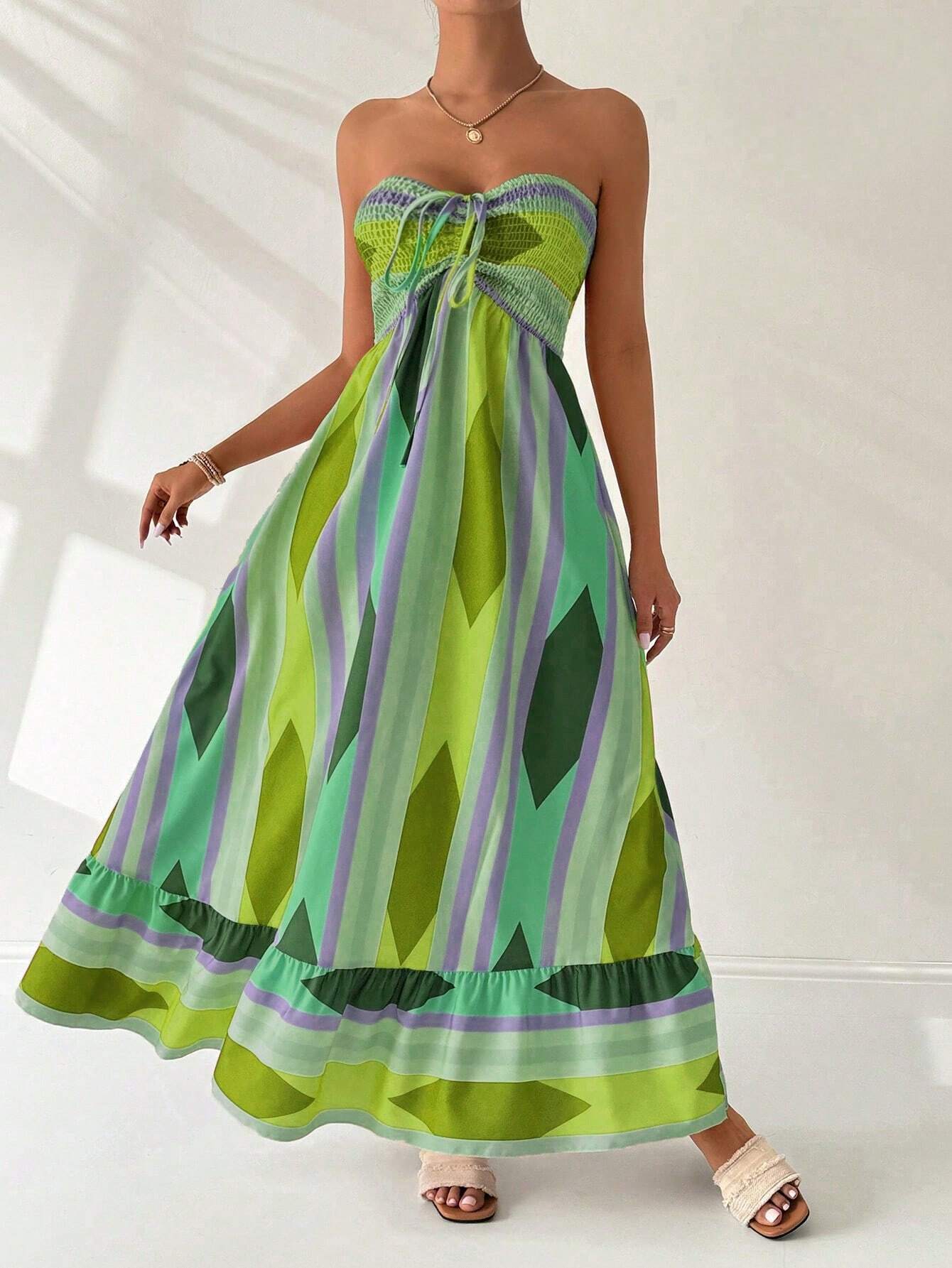Vestido-Longo-Estampa-Geometrica-Verde-Loline-03