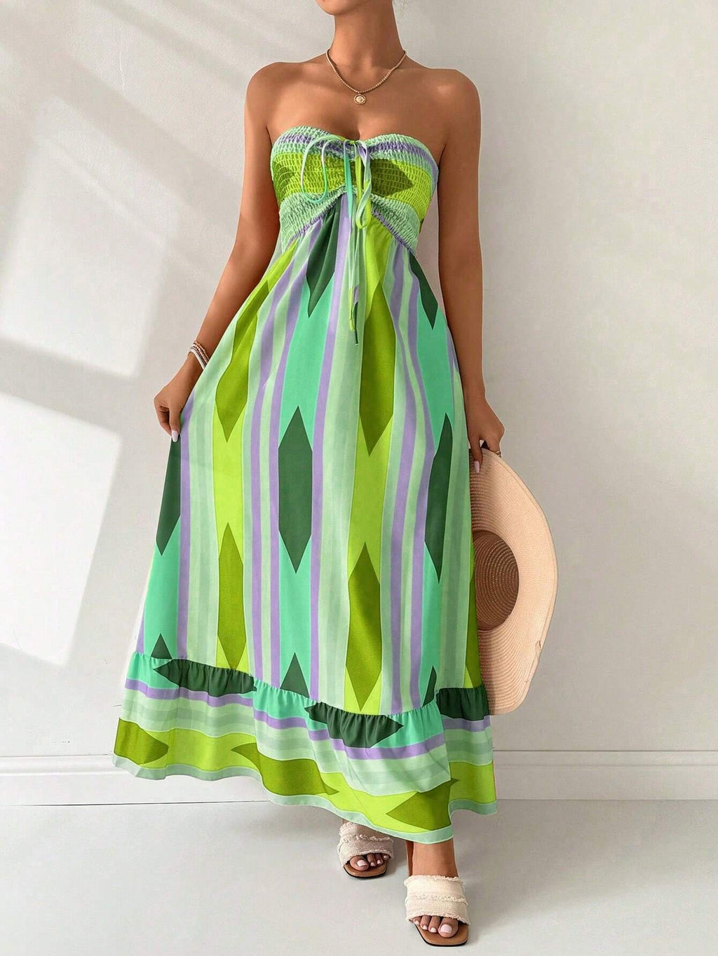 Vestido-Longo-Estampa-Geometrica-Verde-Loline-04