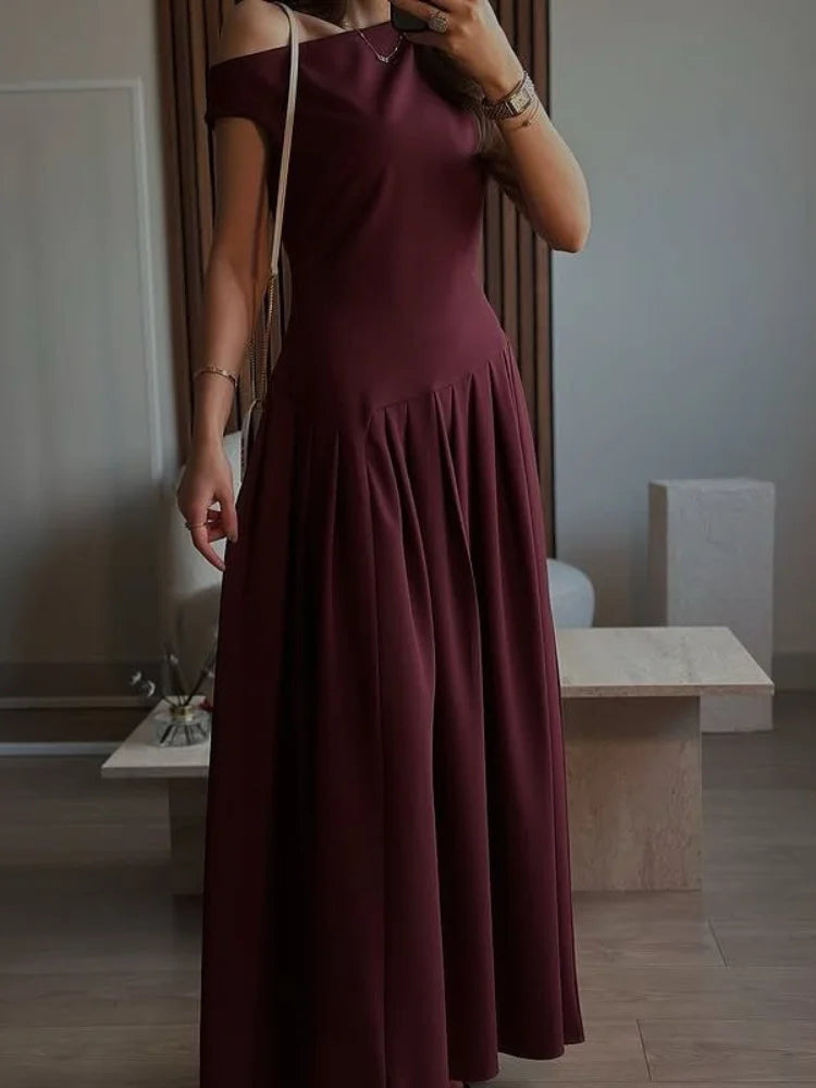 Vestido-Longo-Manga-Curta-Cabido-Cintura-Caroline-loline-05