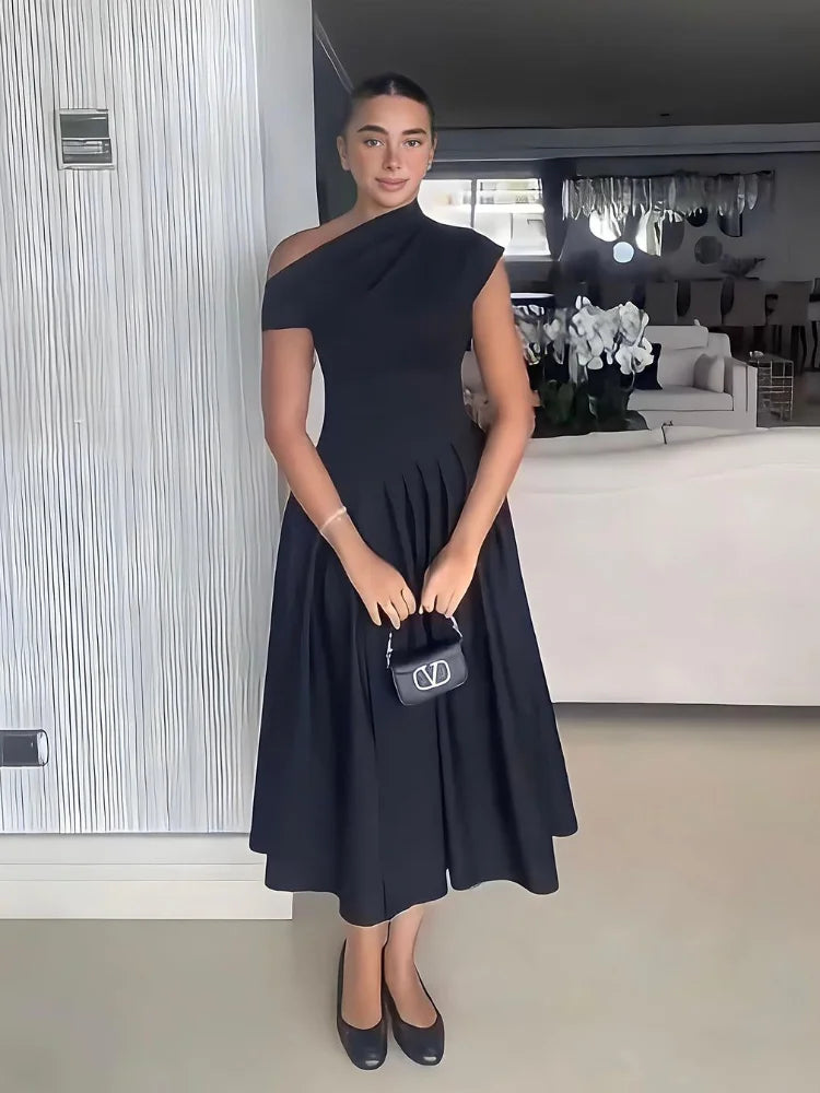 Vestido-Longo-Manga-Curta-Cabido-Cintura-Caroline-loline-08