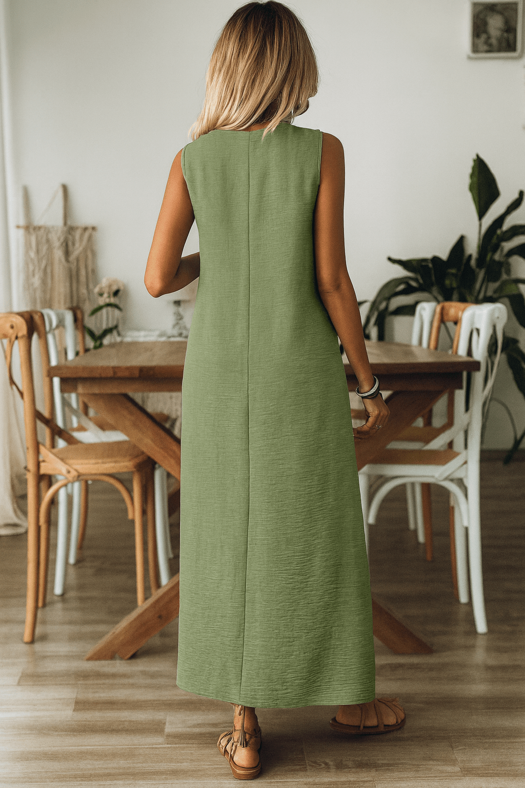 Vestido-Longo-Mangas-com-Decote-Entalhado-Verde-LOLINE-016