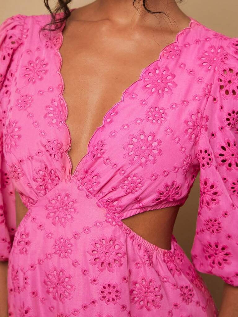 Vestido-Longo-Rosa-Decote-em-V-Guiana-Loline-01