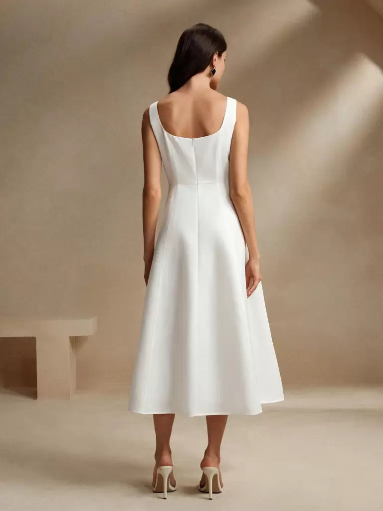 Vestido-Midi-Estilo-Frances-Decote-Quadrado-Branco-LOLINE-02