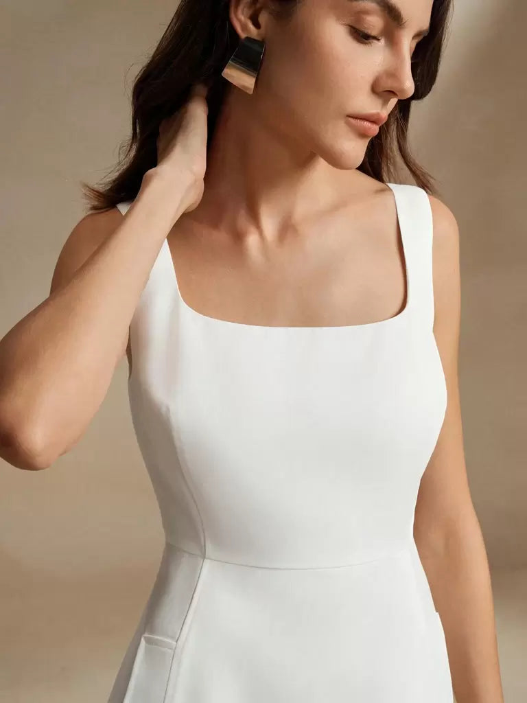 Vestido-Midi-Estilo-Frances-Decote-Quadrado-Branco-LOLINE-09