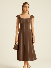 Vestido-Midi-em-Linho-Bloco-de-Cores-Marrom-Tereza-Loline-0166