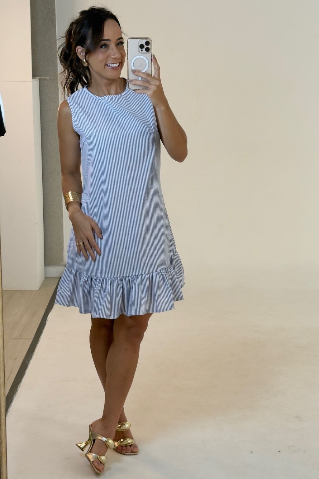 Vestido-Murano-Gola-Redonda-Bainha-Franzida-em Listras-Azul-Loline-012