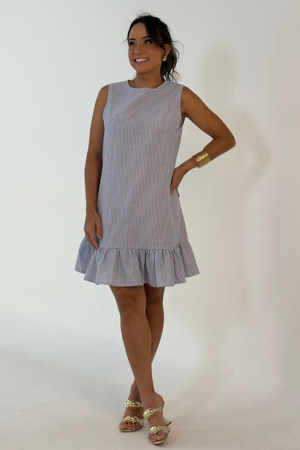 Vestido-Murano-Gola-Redonda-Bainha-Franzida-em Listras-Azul-Loline-018