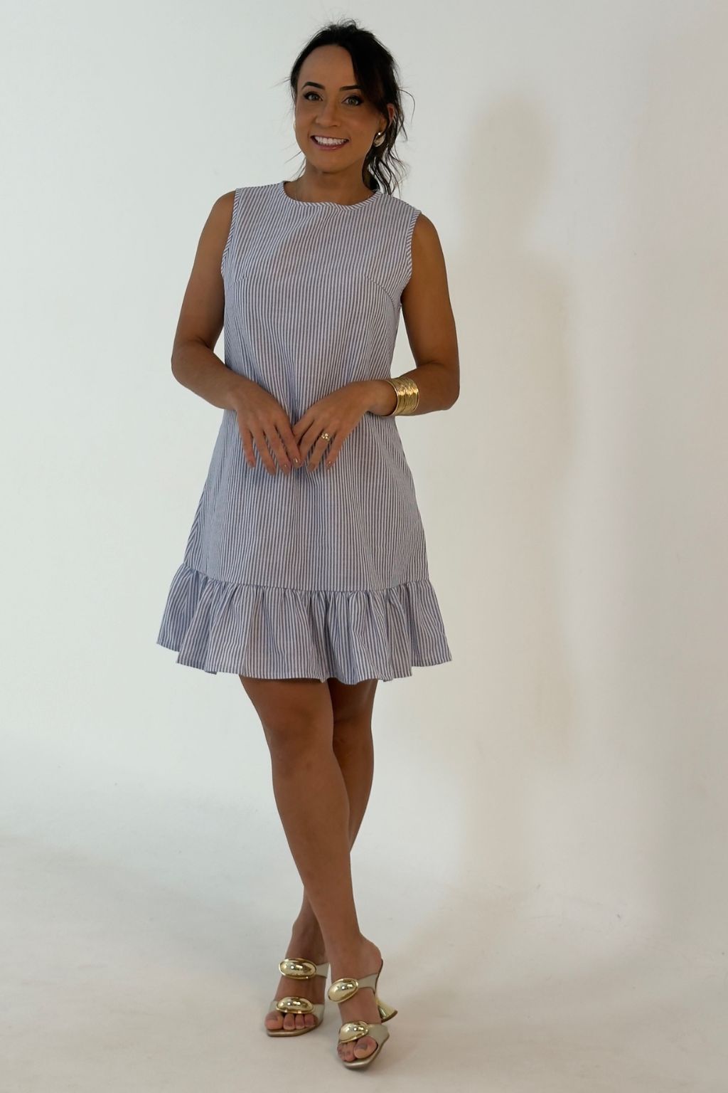 Vestido-Murano-Gola-Redonda-Bainha-Franzida-em Listras-Azul-Loline-019